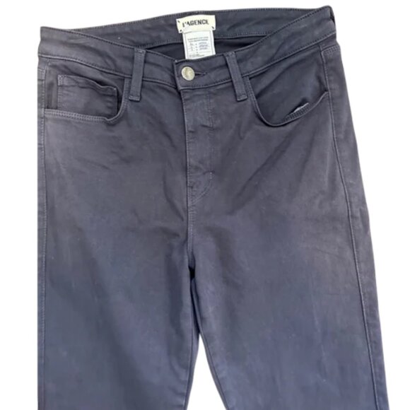 L' agence dark grey Margot high-rise skinny jeans size 28 - Picture 6 of 11